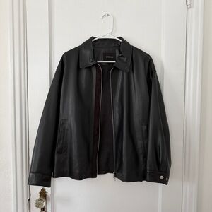 Women’s Concept Black Faux Leather Jacket
